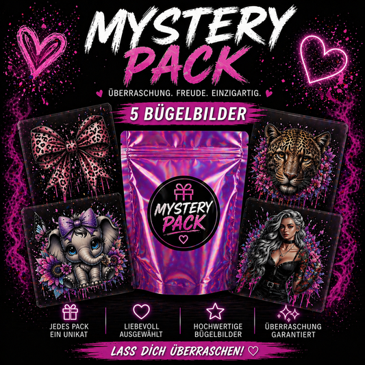 Mystery Pack mit 5 Bügelbildern