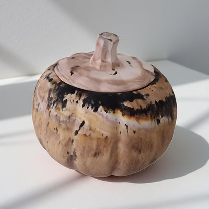 Dekoschale "Kürbis" aus Raysin