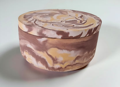 Dekoschale marmoriert aus Raysin