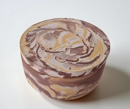 Dekoschale marmoriert aus Raysin