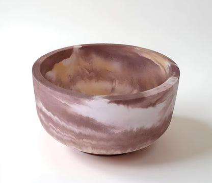 Dekoschale marmoriert aus Raysin