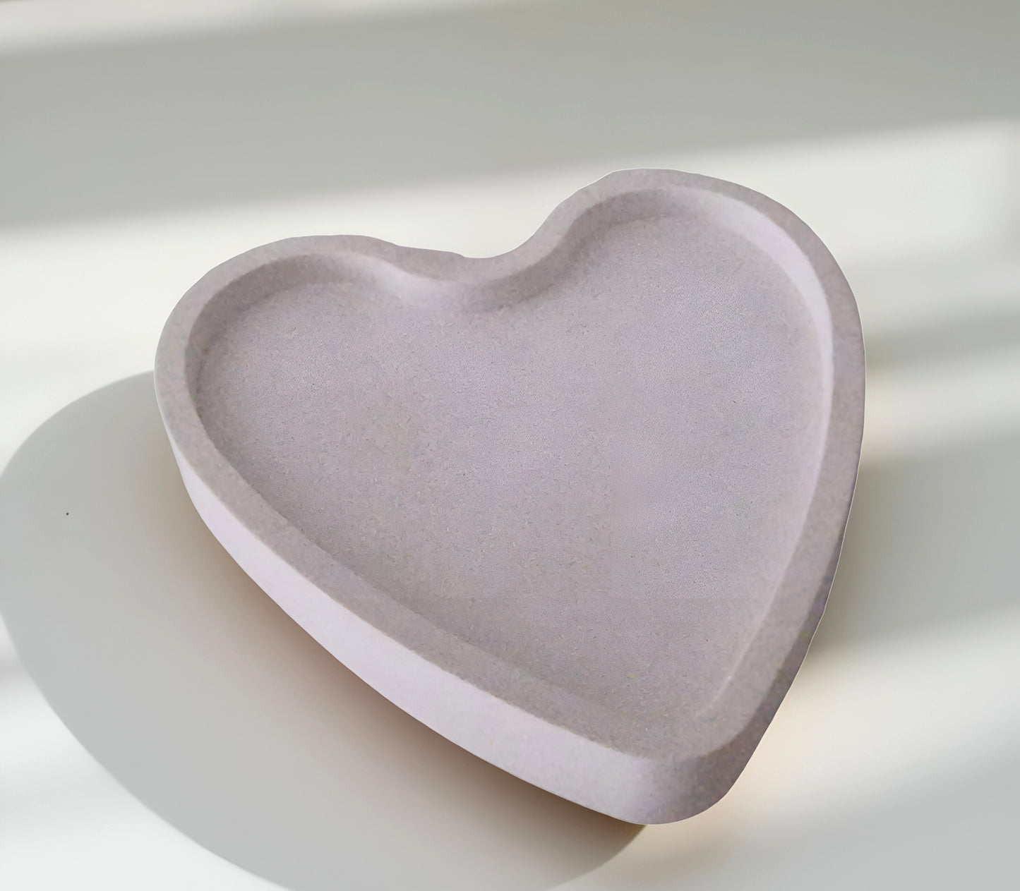 Herz Dekoteller aus Raysin