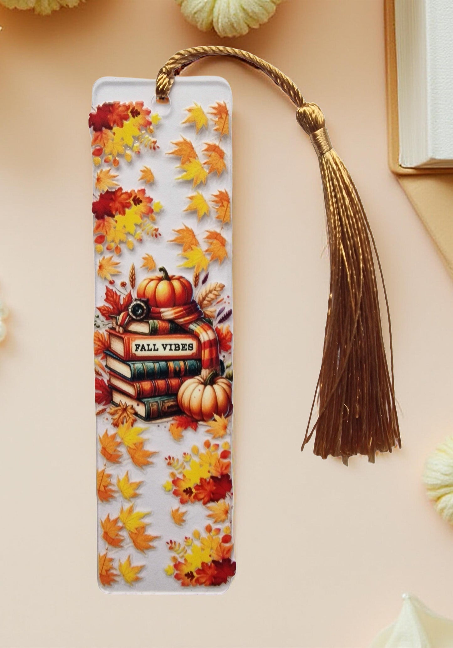 Acryl-Lesezeichen „Herbst“ – Handgemacht