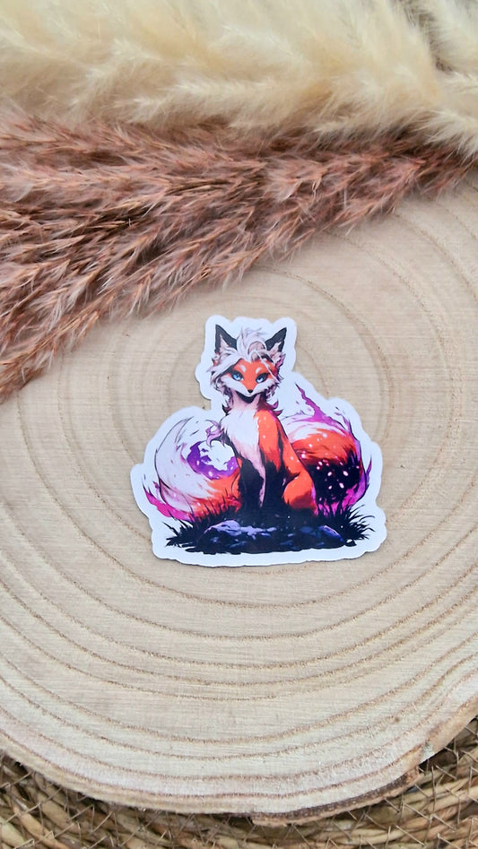 Sticker " Secret Fox"– Handmade