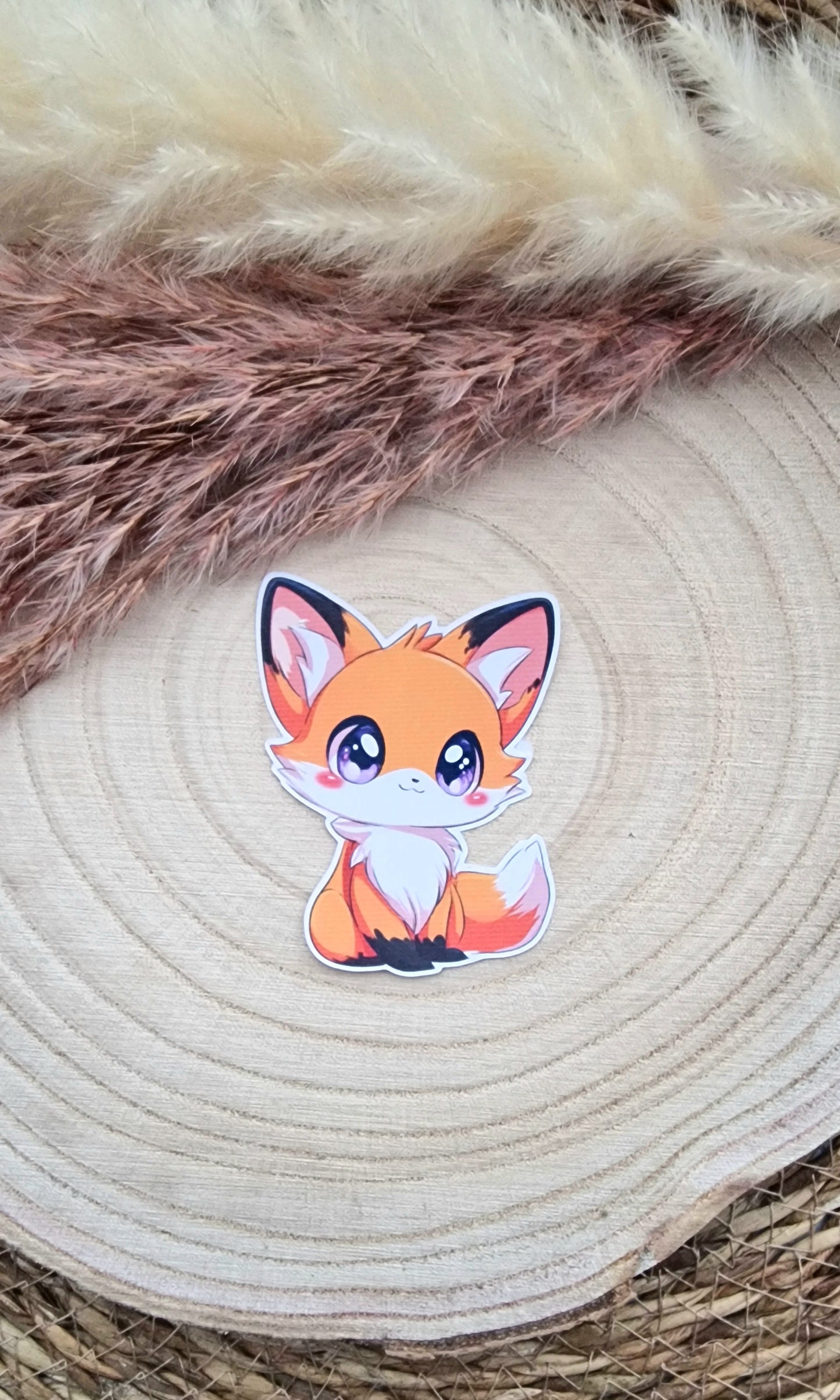 Sticker "Sweet Fox"– Handmade