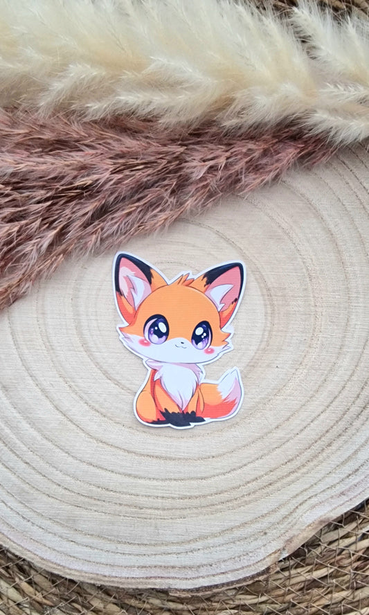 Sticker "Sweet Fox"– Handmade