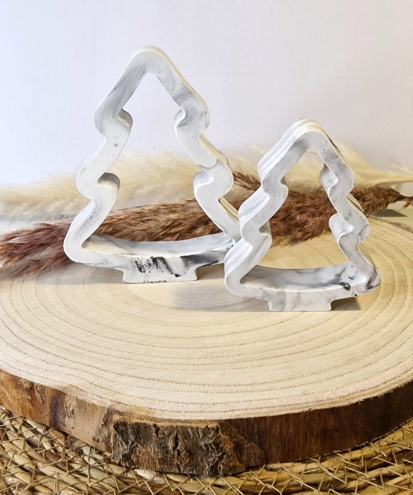 2-teiliges Weihnachtsbaum-Set aus Raysin