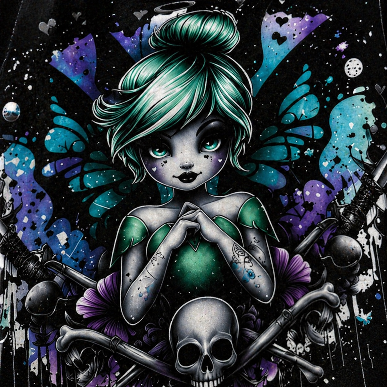 Gothic Fairy Tote Bag – Dark Fantasy Design