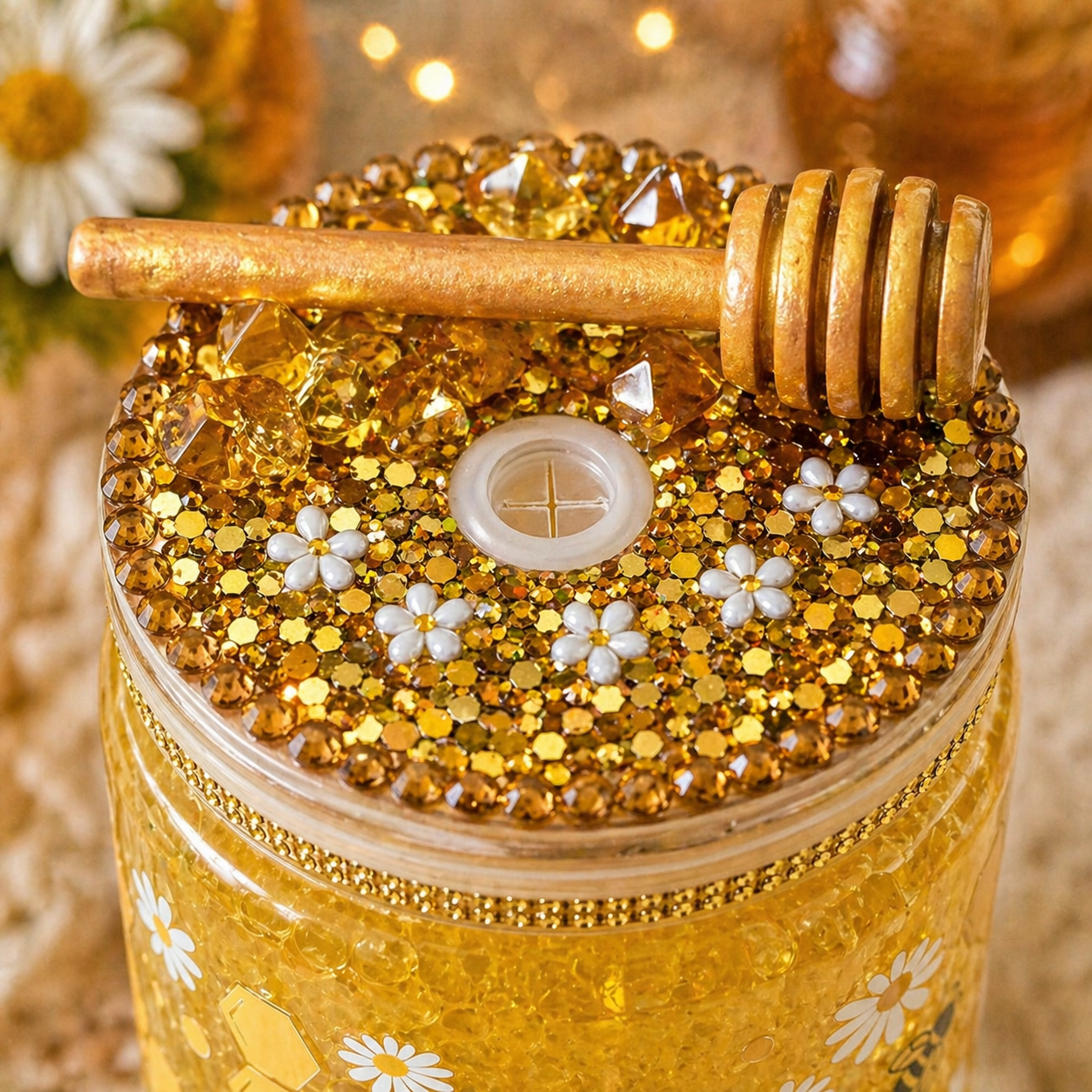 Honig Becher "Golden Bloom"