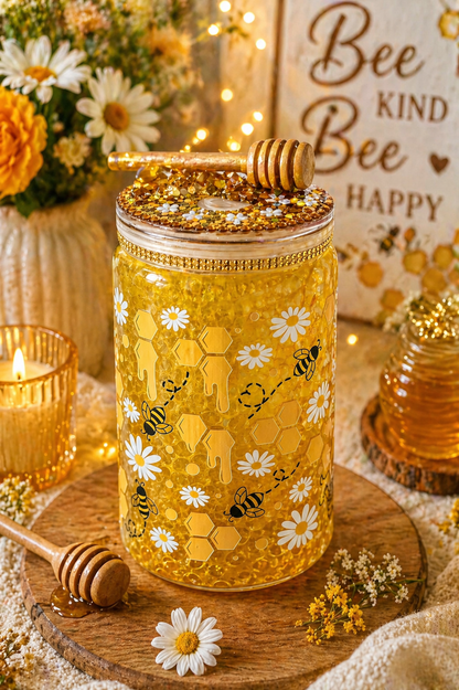 Honig Becher "Golden Bloom"