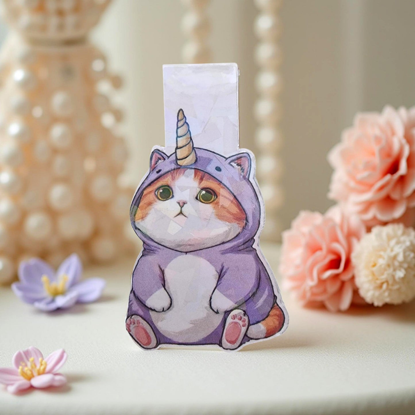Magnetisches Lesezeichen "Einhorn Katze"