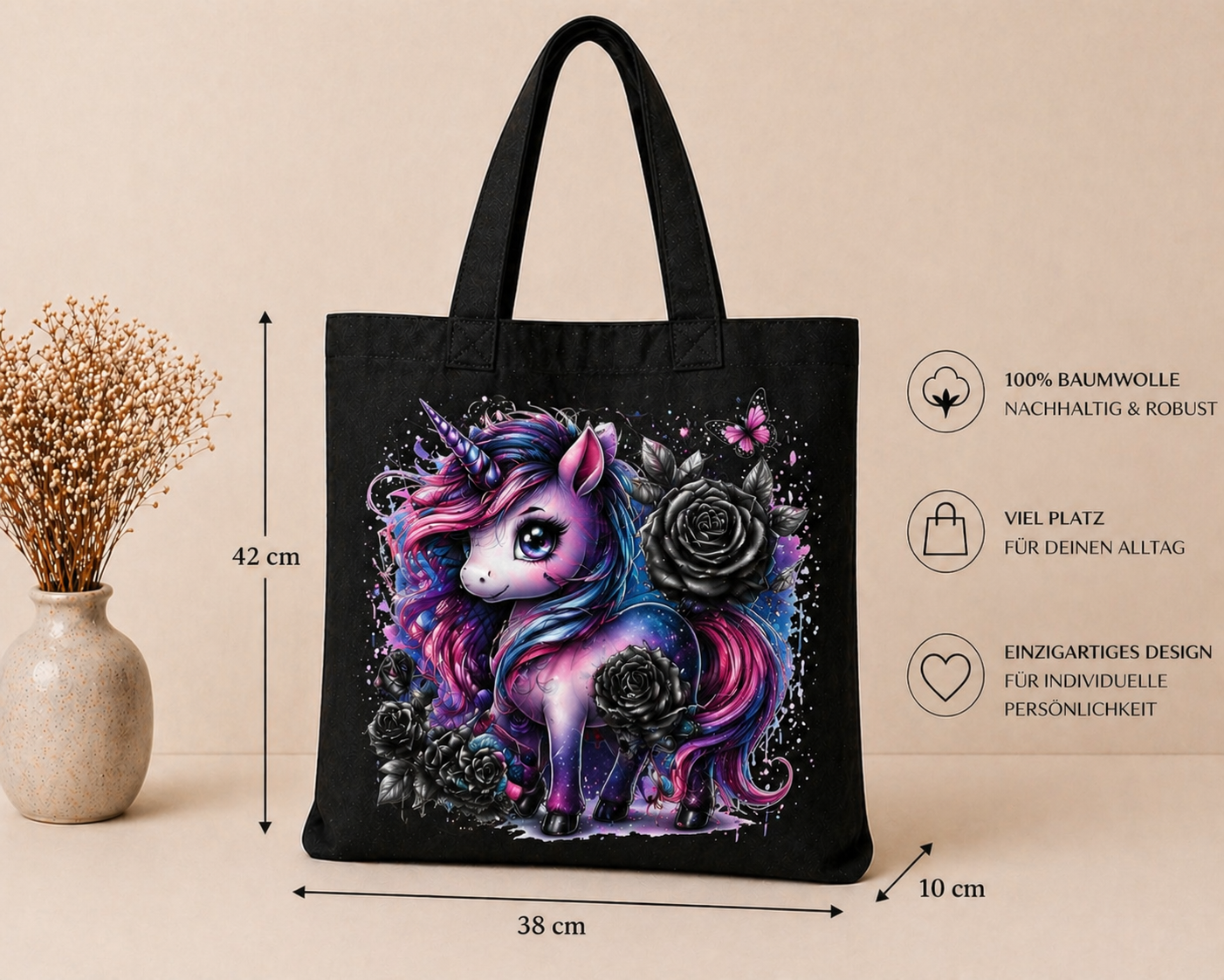 Unicorn Tote Bag – Magical Design